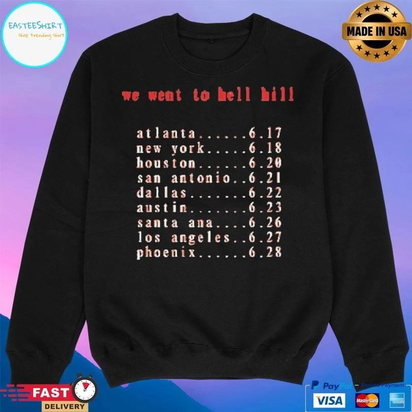 Elita We Went To Hell Hill Tour T-shirts