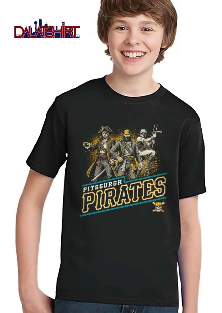 Pittsburgh Pirates MLB Swashbucklers Mandalorian Helmet Climbing Rigging Spyglass shirt
