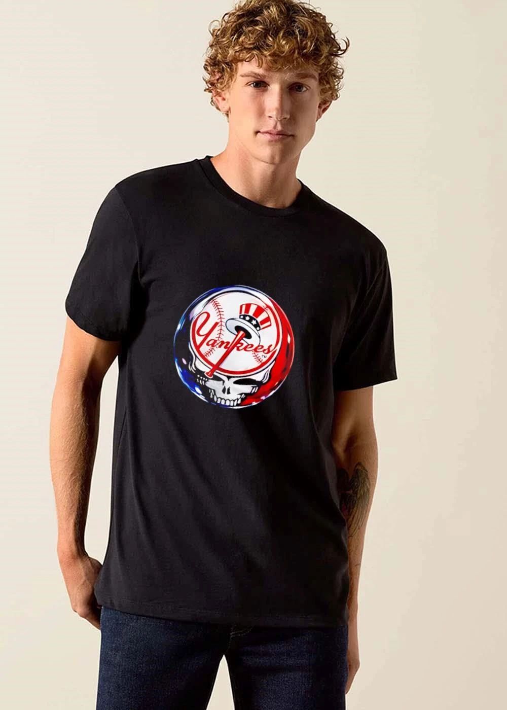 New York Yankees MLB Grateful Dead Steal Your Face Skull shirt