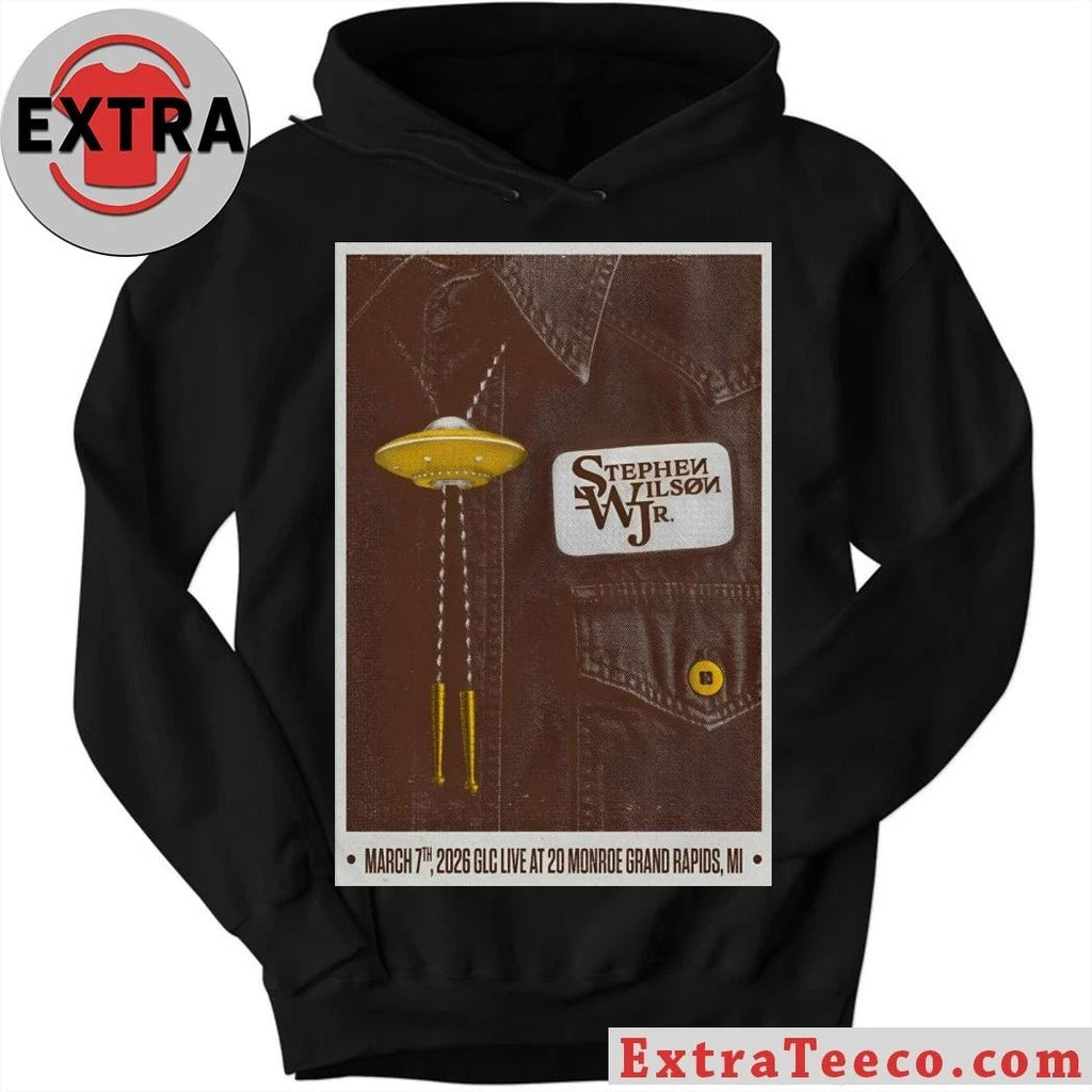 Original Stephen Wilson JR. In Grand Rapids MI On March 7 2026 Tour Poster Shirt