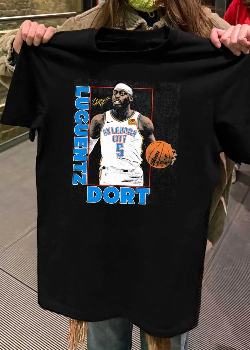 Luguentz Dort Autograph Oklahoma City Thunder Shirt