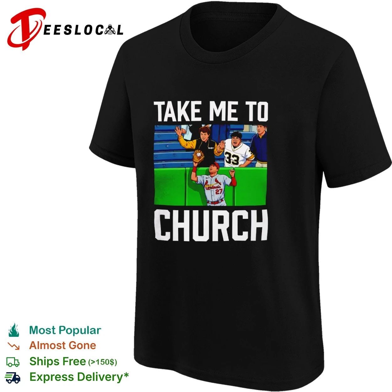 Take Me to Church St Louis Cardinals Baseball T-shirt