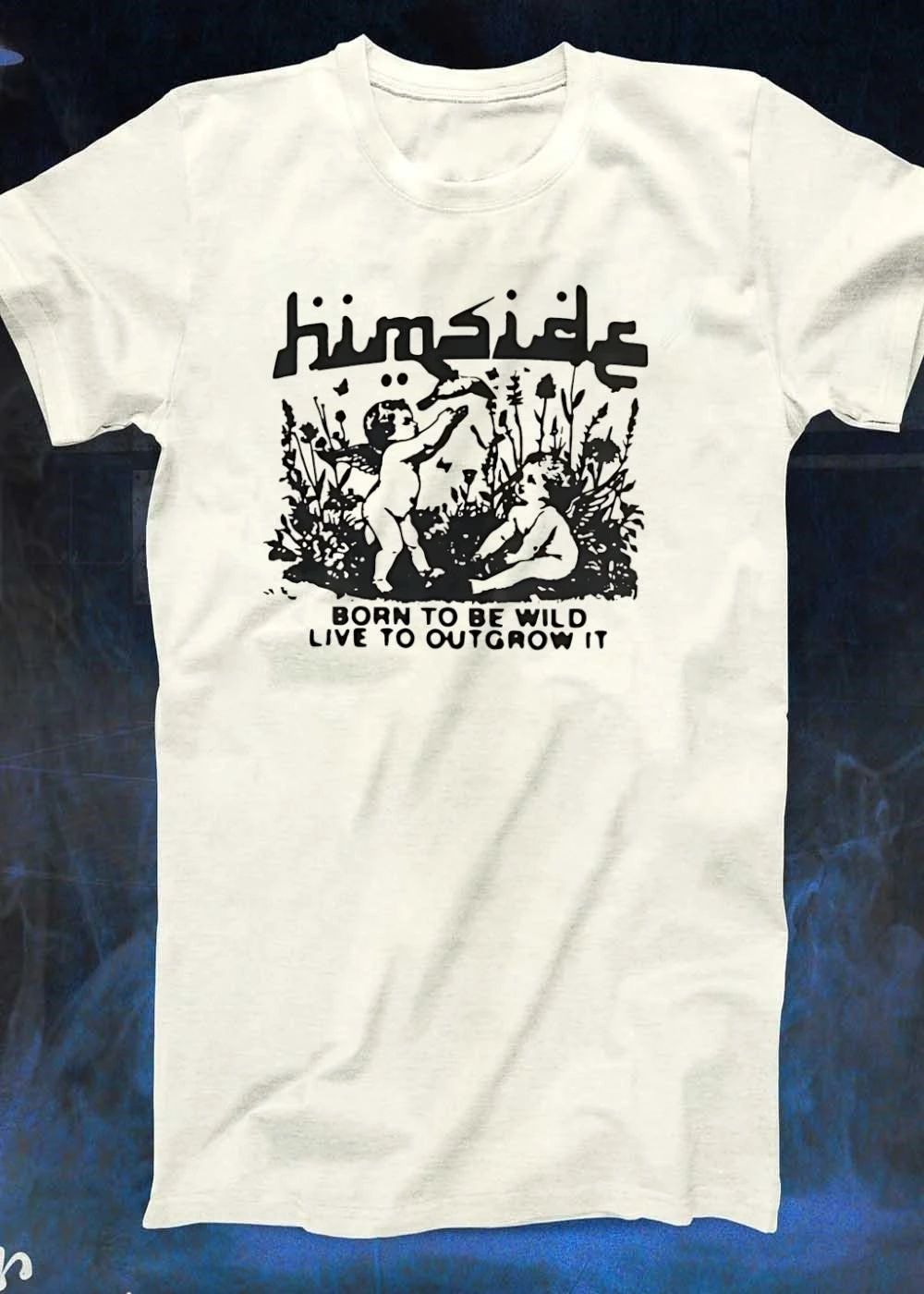 Himside Cherubs Playing Garden Born to be Wild Live to Outgrow It shirt