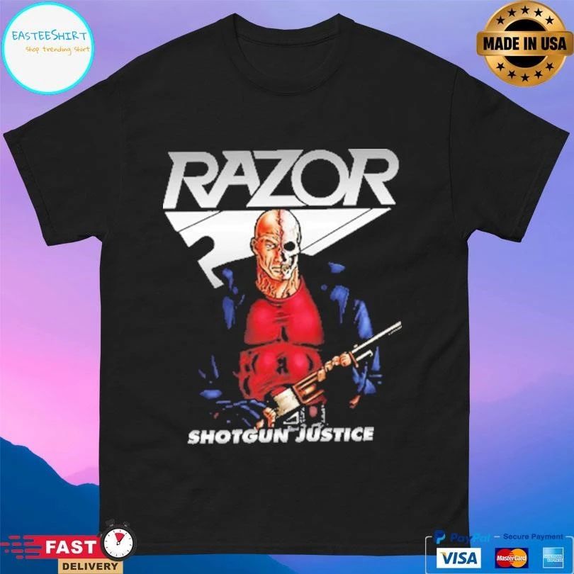 Razor Shotgun Justice 2025 T-shirts