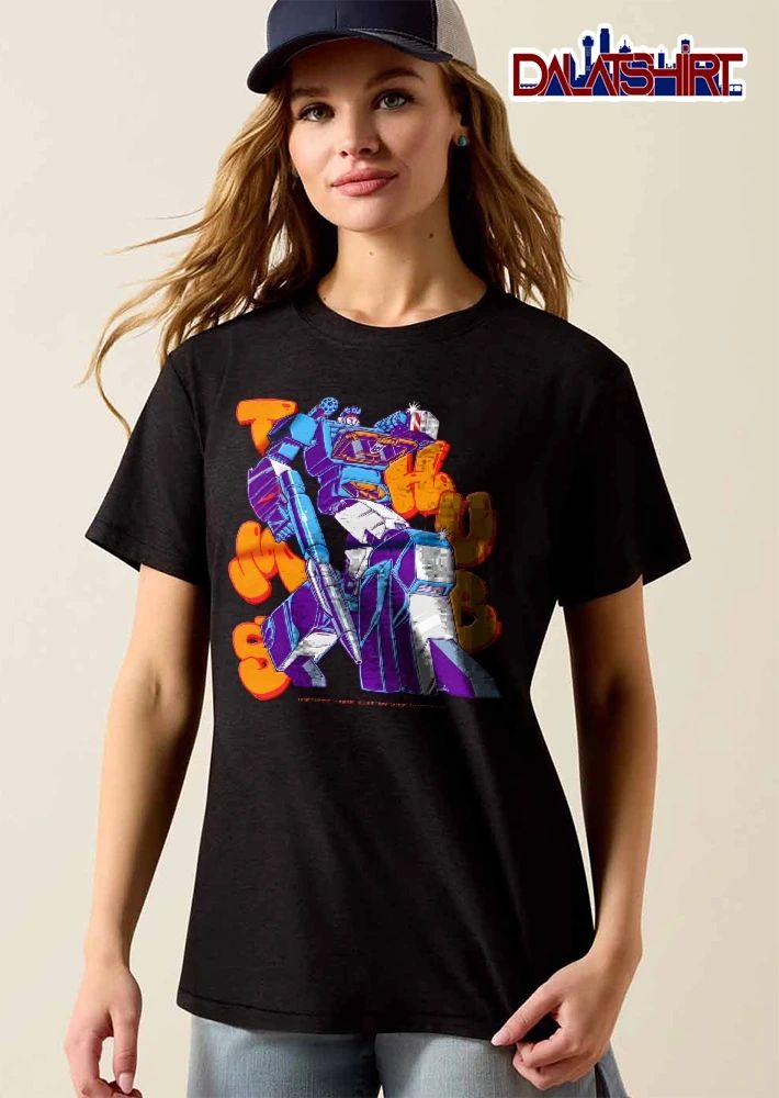 Transformers Second Form Official Collection Thumbs 2020 Soundwave Robot Graffiti Art shirt