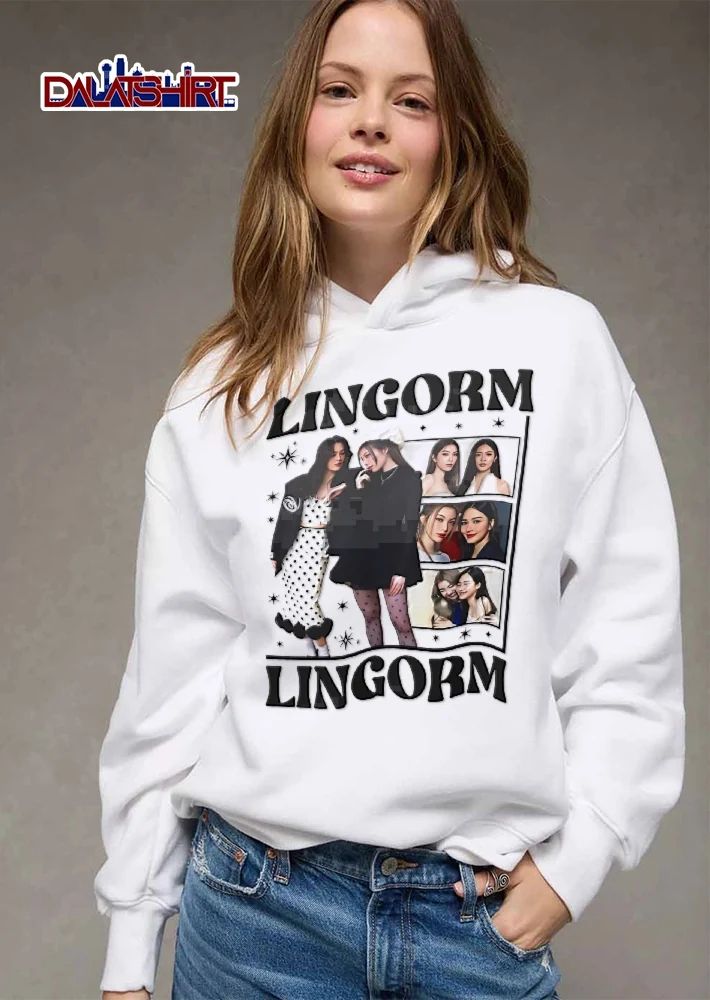 Lingorm Two Women Photo Collage Filmstrip Stars Bootleg Retro shirt