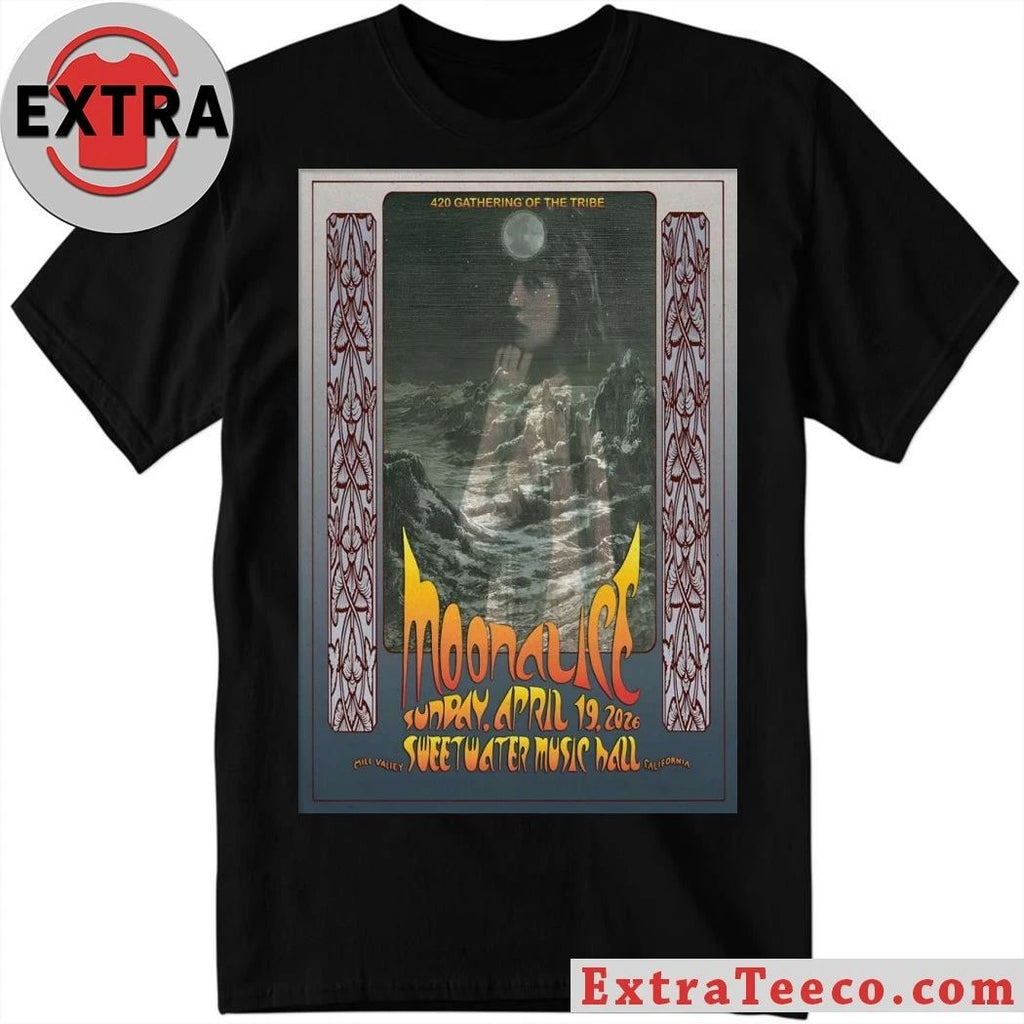 Moonalice April 19 2026 In Mill Valley CA Poster Shirt