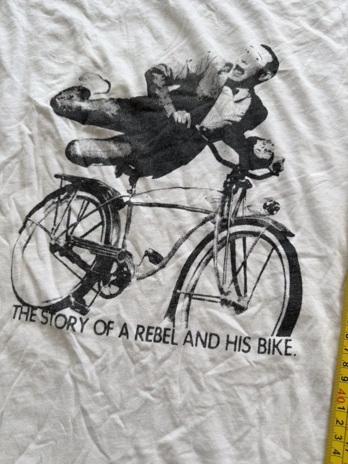 PEE WEE HERMAN WHITE T BIG ADVENTURE SUPER SOFT SIZE LARGE