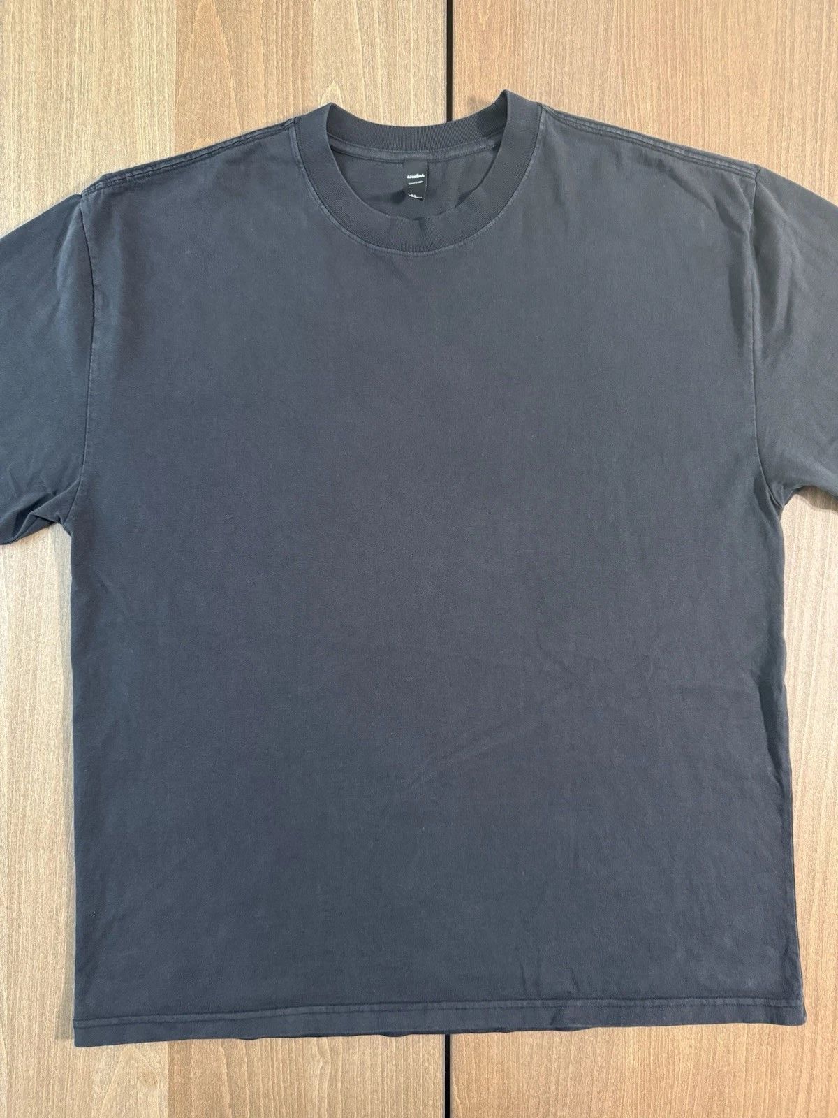 As Colour Heavy Weight Tee Shirt 100% Combed Cotton Size XL Heavy Faded Black