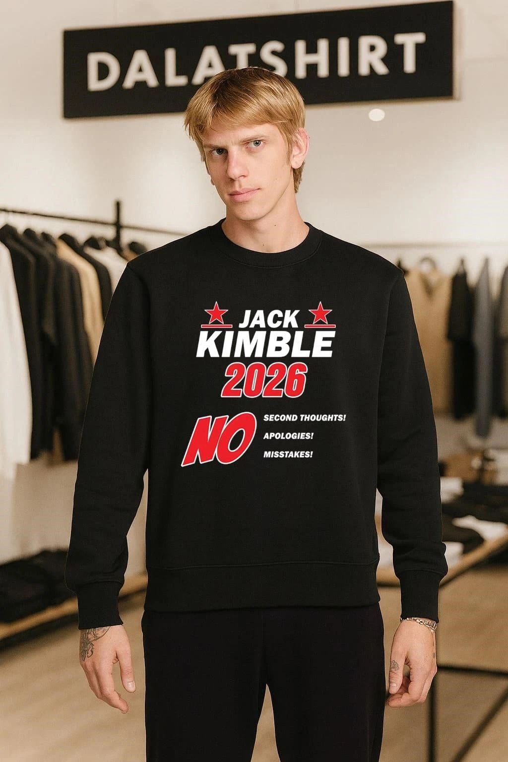 Jack Kimble 2026 No Second Thoughts No Apologies Mistakes shirt