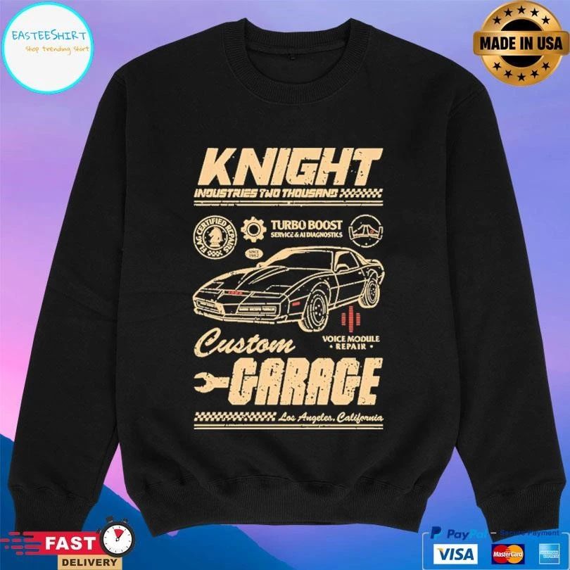 Knight Industries Two Thousand Custom Garage Los Angeles California T-shirts