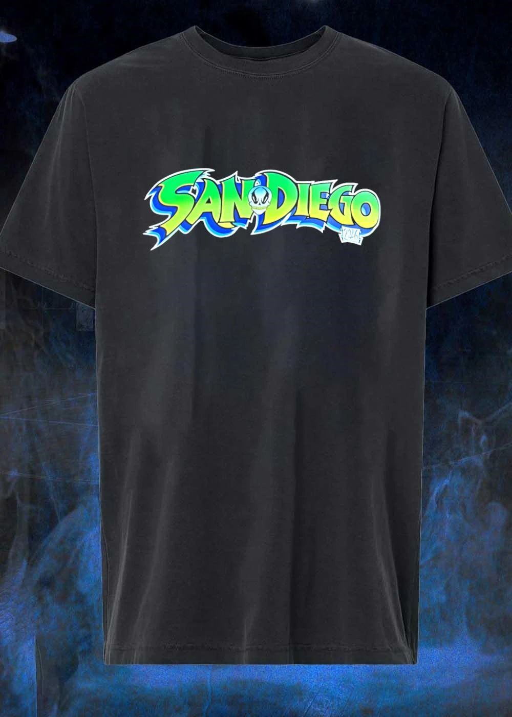 2026 San Diego Skull Graffiti Art Men’s T-Shirt