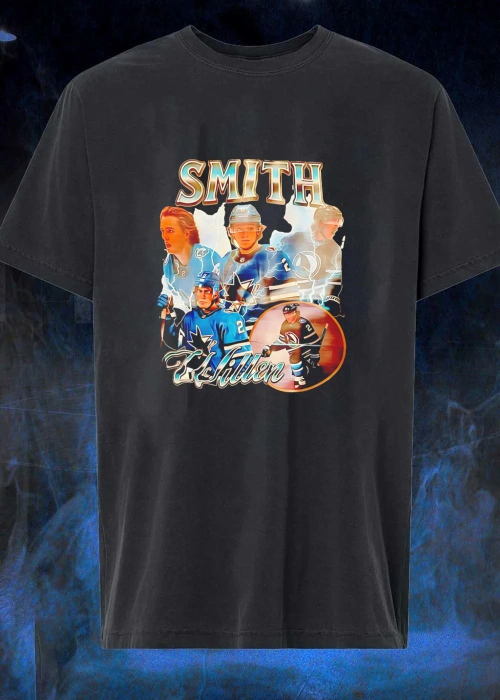 Smith McIllen San Jose Sharks Hockey Player T-Shirt