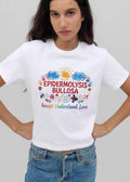 Epidermolysis Bullosa Accept Understand Love Colorful Sun Clouds Handprints Butterfly Flowers shirt