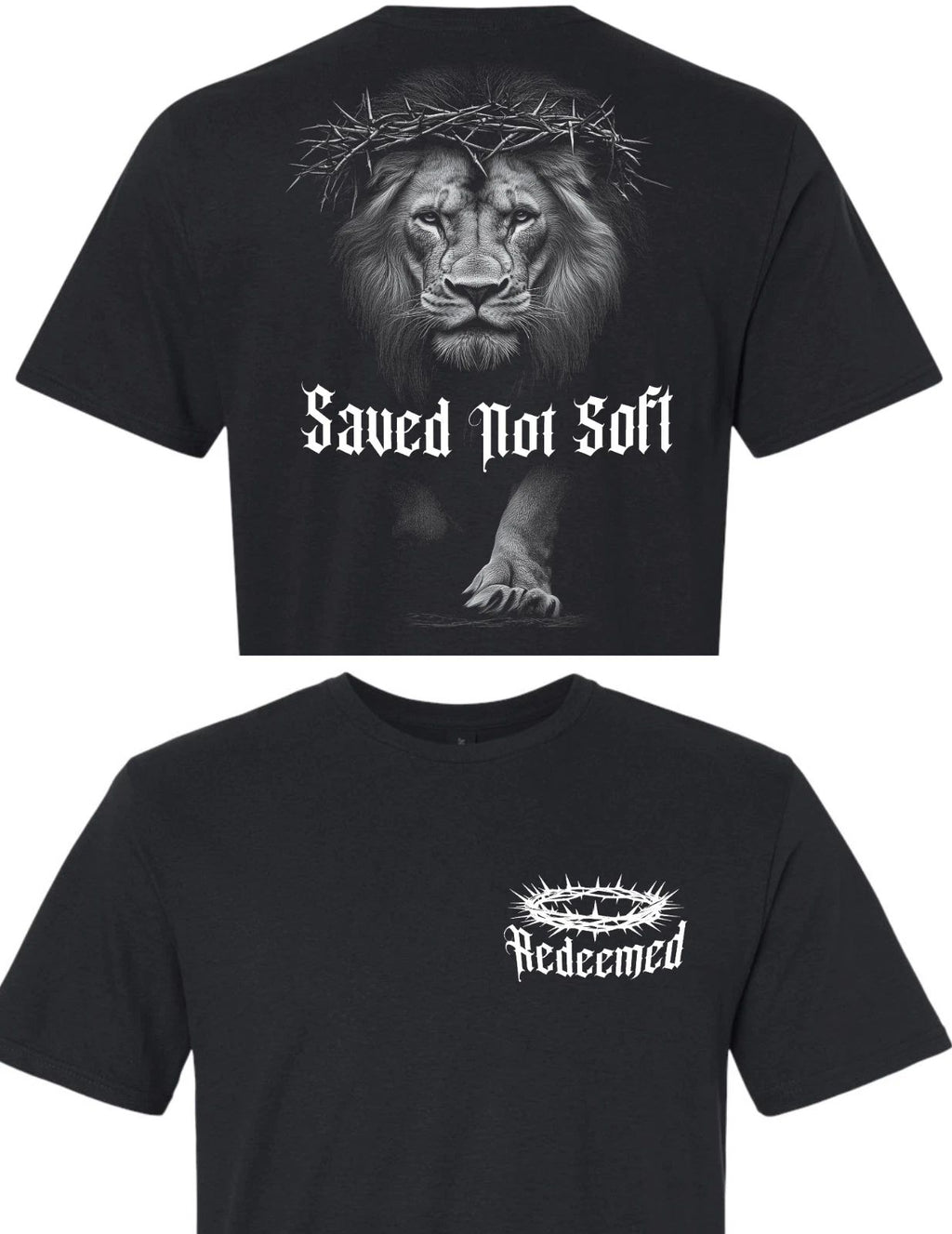 REDEEMED SAVED NOT SOFT religious shirt God faith  hope charity soft tshirt