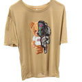 Shein Mens Trendy Mechanical Bear T Tee Tshirt Casual Crew Size XXL 2XL New