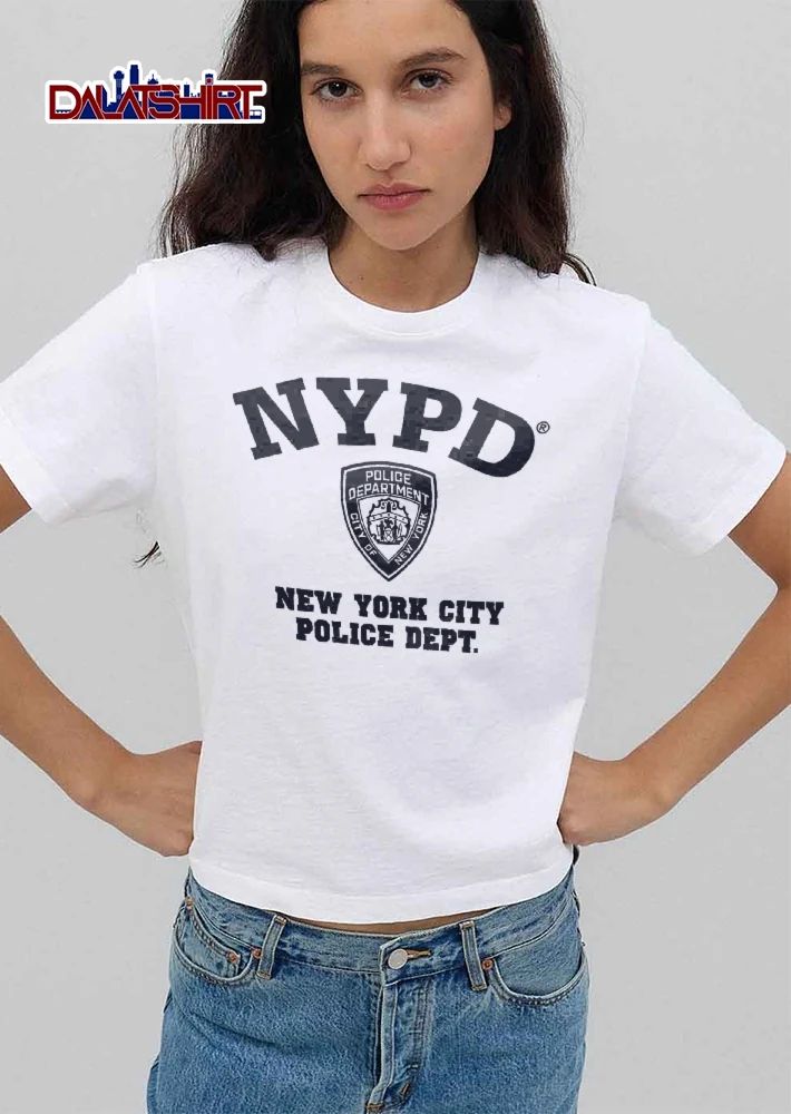 Nypd New York City Police Dept Shield Badge Logo Distressed shirt