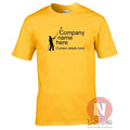 Window cleaning t-shirt personalised custom pole system company tee