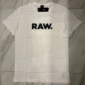 G-Star Raw Men’s Logo T-Shirt White Black New