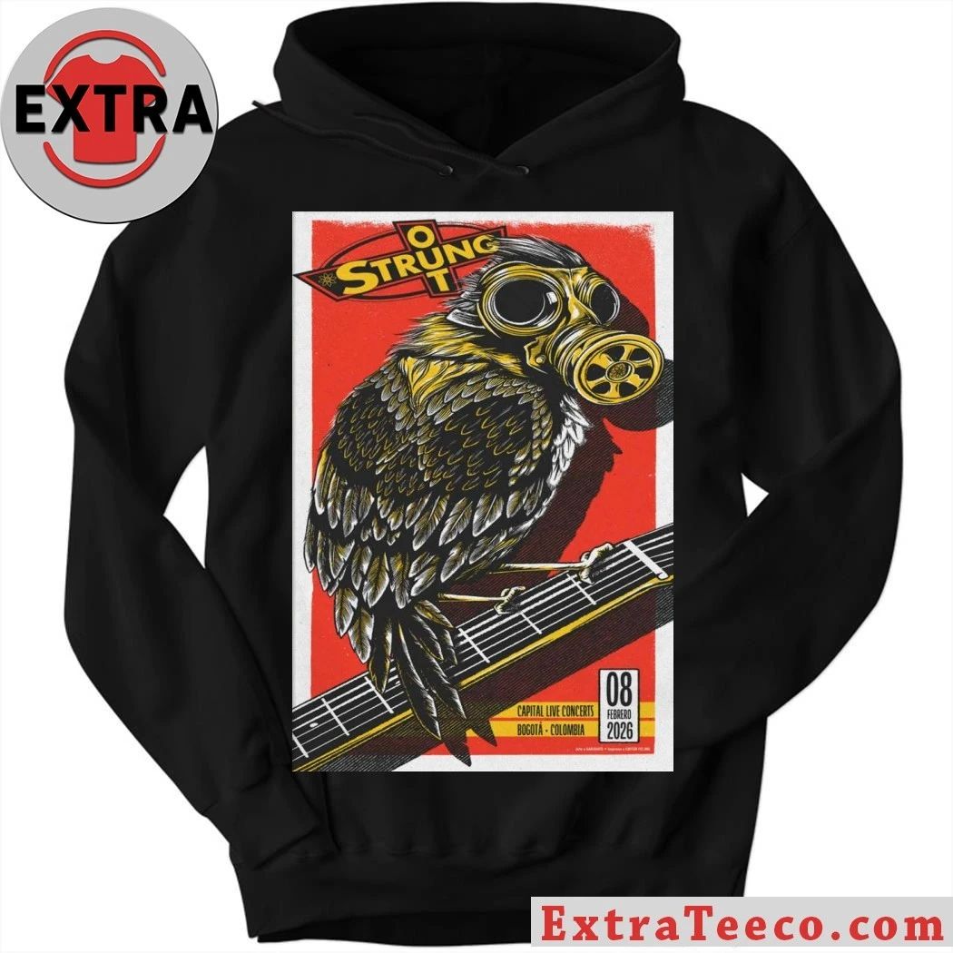 Strung Out February 8 2026 At Capital Music By Relevant Show Poster Shirt