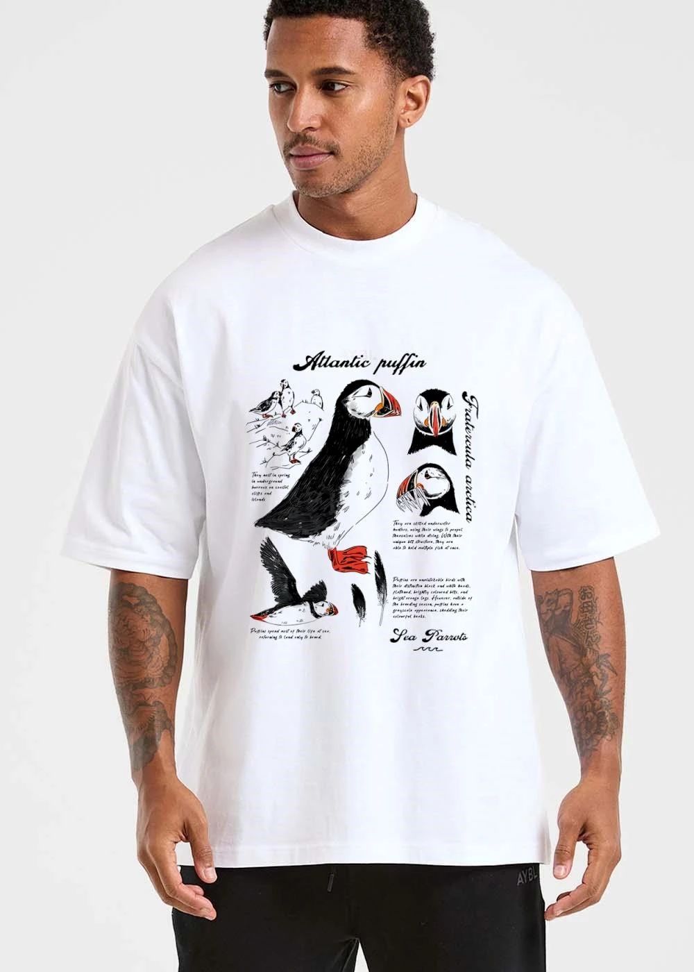 Atlantic Puffin Fratercula Arctica Sea Parrots Educational Bird shirt