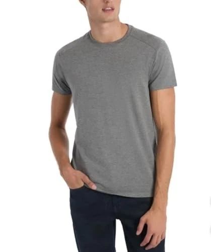 Kenneth Cole New York Men's Short Sleeve Dress T-Shirt | Grey | Medium