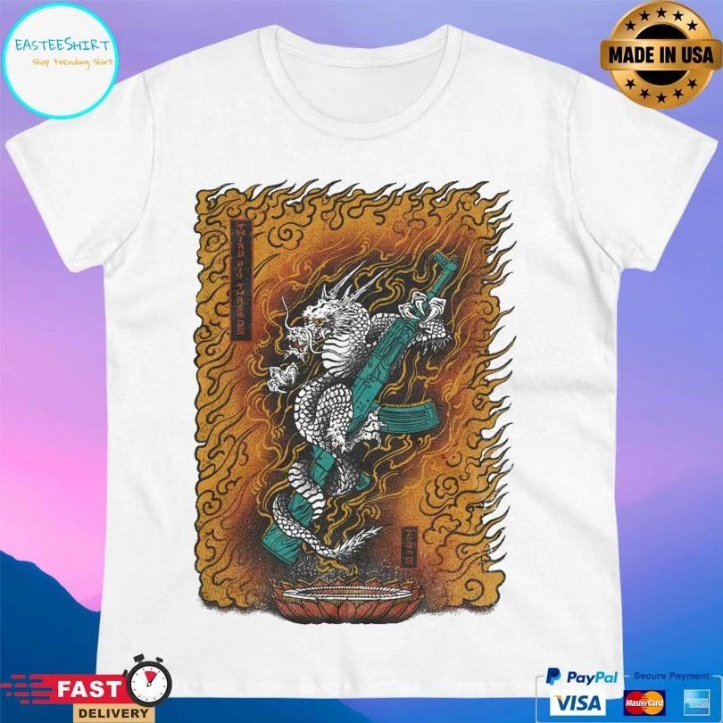 Irezumi Dragon Third Pin Threads T-shirts