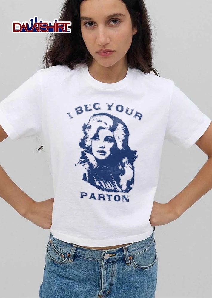 I Beg Your Parton Dolly Country Singer Distressed Halftone Portrait shirt