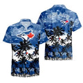 Toronto Blue Jays Sunset Palms Hawaiian Shirt