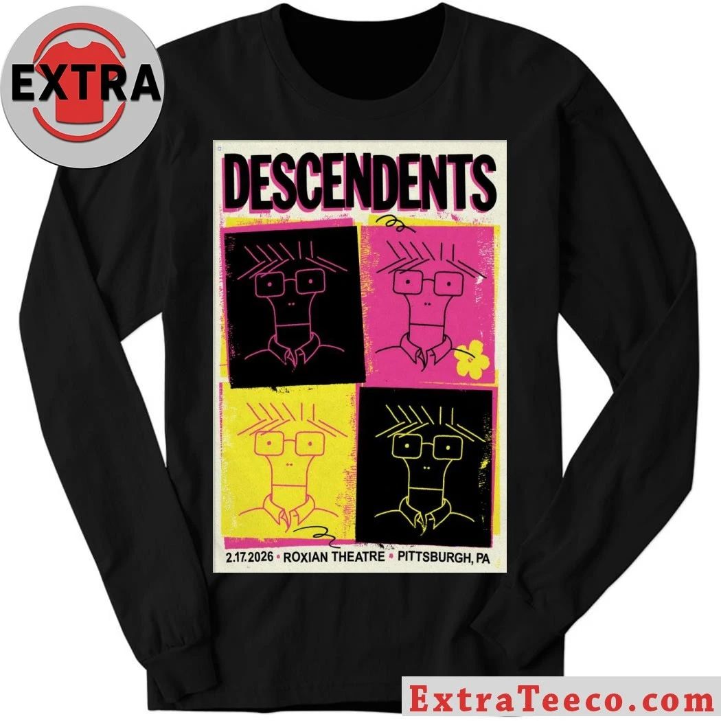Original Descendents Event Pittsburgh PA On Feb 17 2026 Poster Shirt