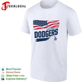 Los Angeles Dodgers Waving Flag Starter Los Angeles Dodgers T-shirt