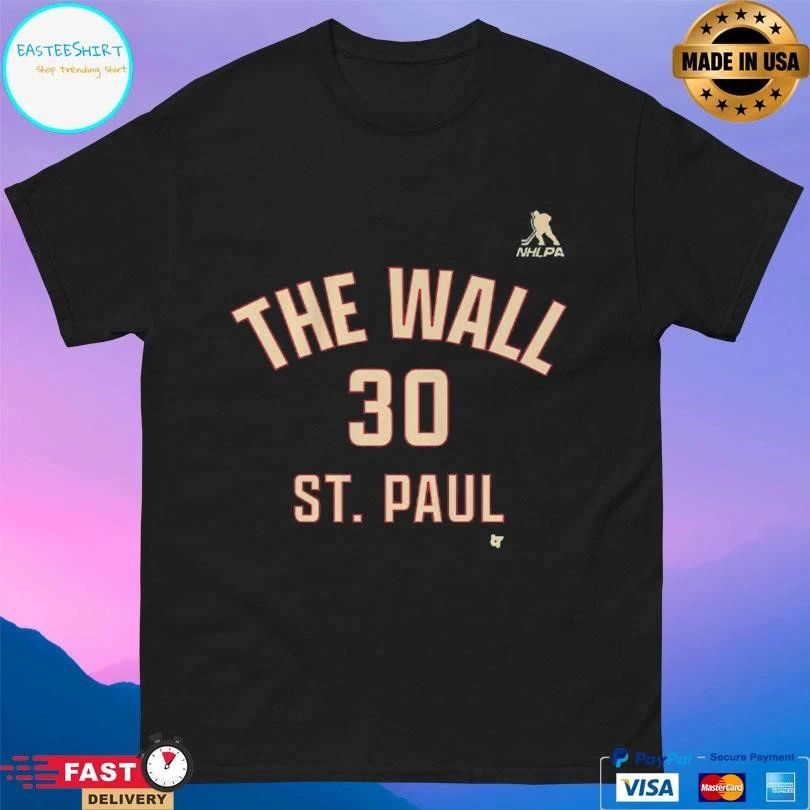 Jesper Wallstedt Minnesota Wild The Wall Of St. Paul Name & Number T-shirts