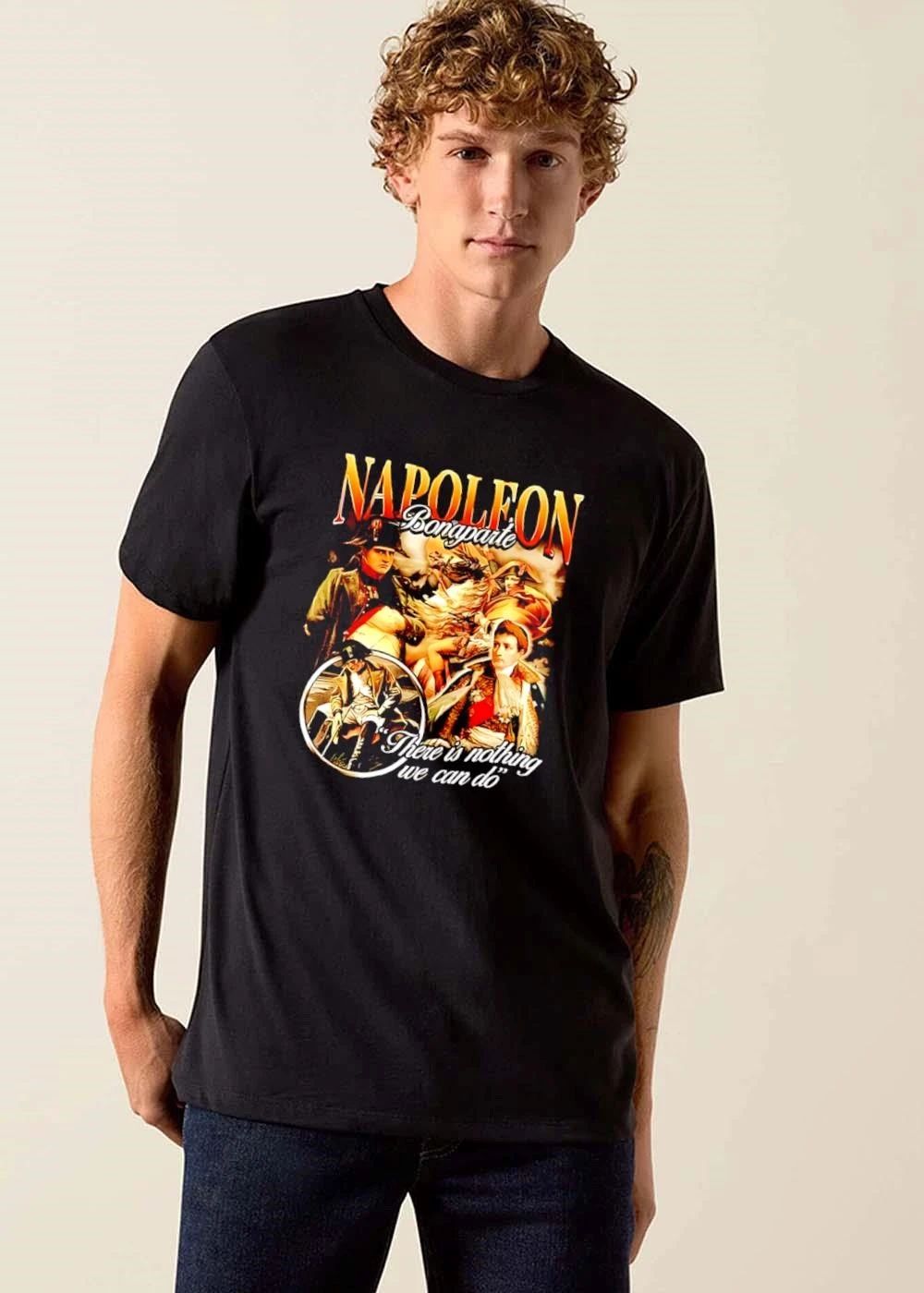 There Is Nothing We Can Do Napoleon Bonaparte Portrait Collage Bootleg shirt