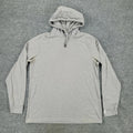 Denim & Flower Shirt Men's Medium Gray Bird Pullover Hoodie Long Sleeve Graphic