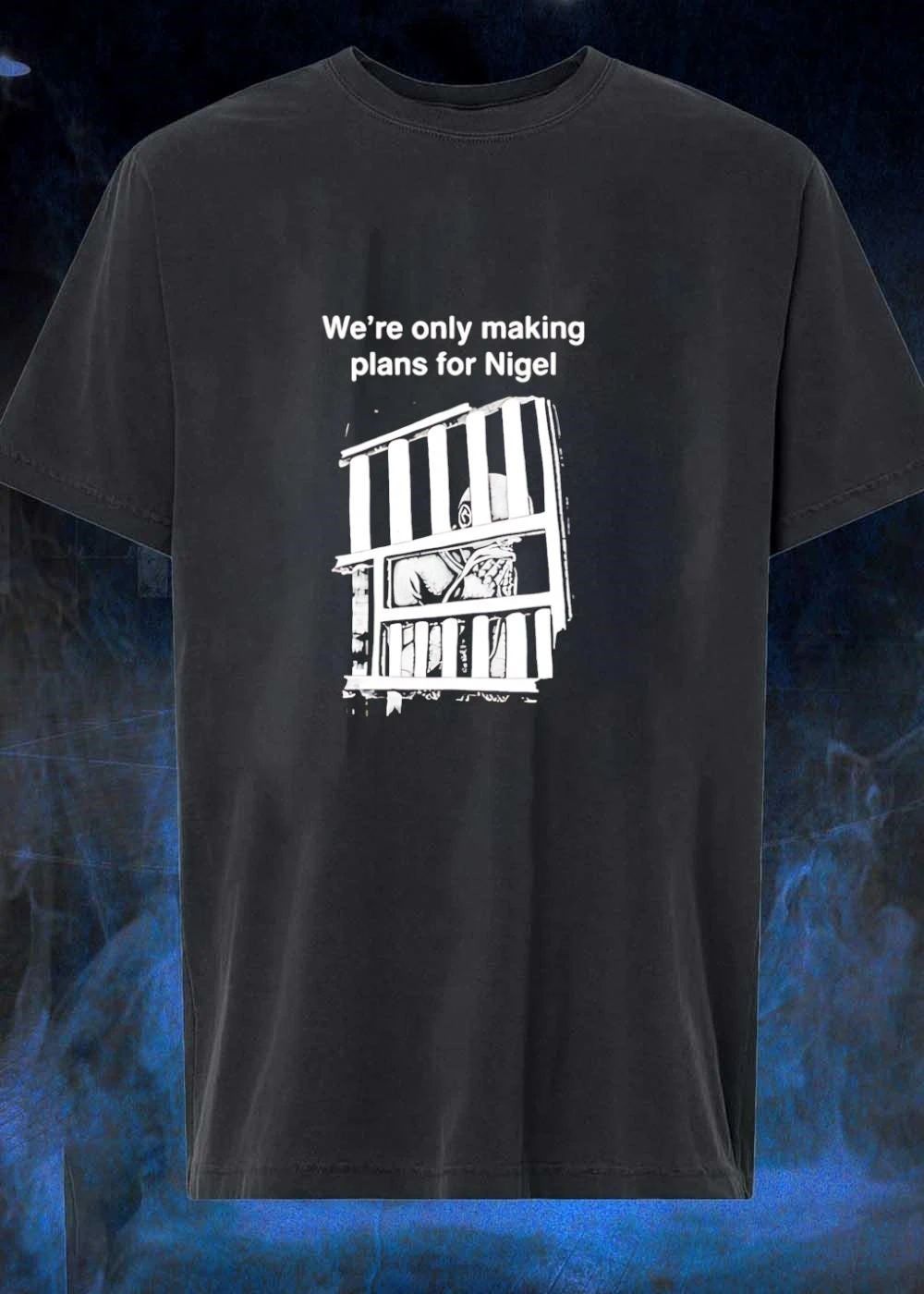 New Wave Band Fan Art We Are Only Making Plans for Nigel T-Shirt