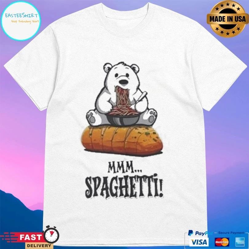 Bear Mmm Spaghetti School Train T-shirts
