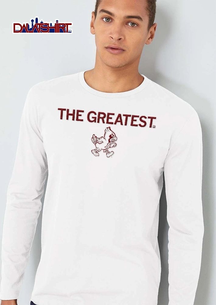 The greatest cardinal mascot running shirt