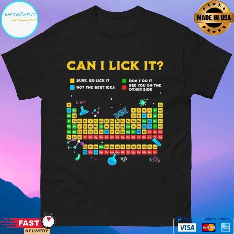 Johnna Can I Lick It Periodic Table 2025 T-shirts