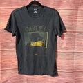 OAKLEY Snowboard X RAY Front Graphic Black T Shirt, Men's Size Small
