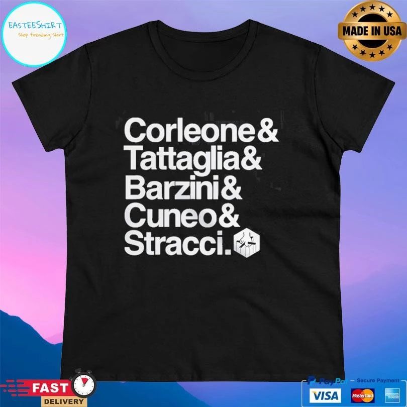 Corleone And Tattaglia And Barzini And Cuneo And Stracci T-shirts
