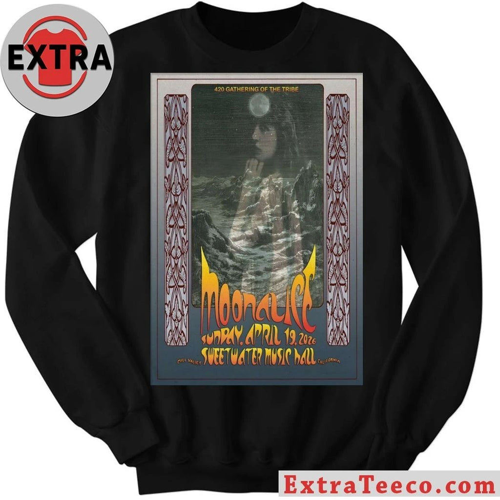 Moonalice April 19 2026 In Mill Valley CA Poster Shirt