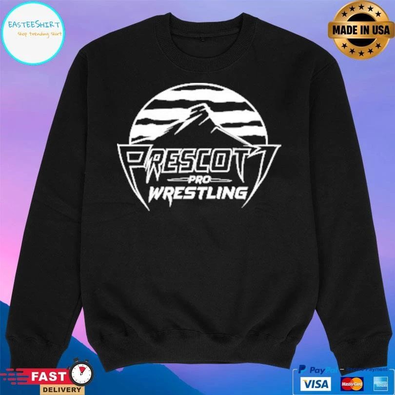 Prescott Pro Wrestling Logo T-shirts