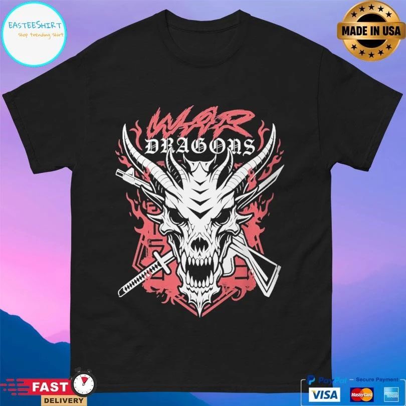Shingo Takagi And Drilla Maloney War Dragons T-shirts