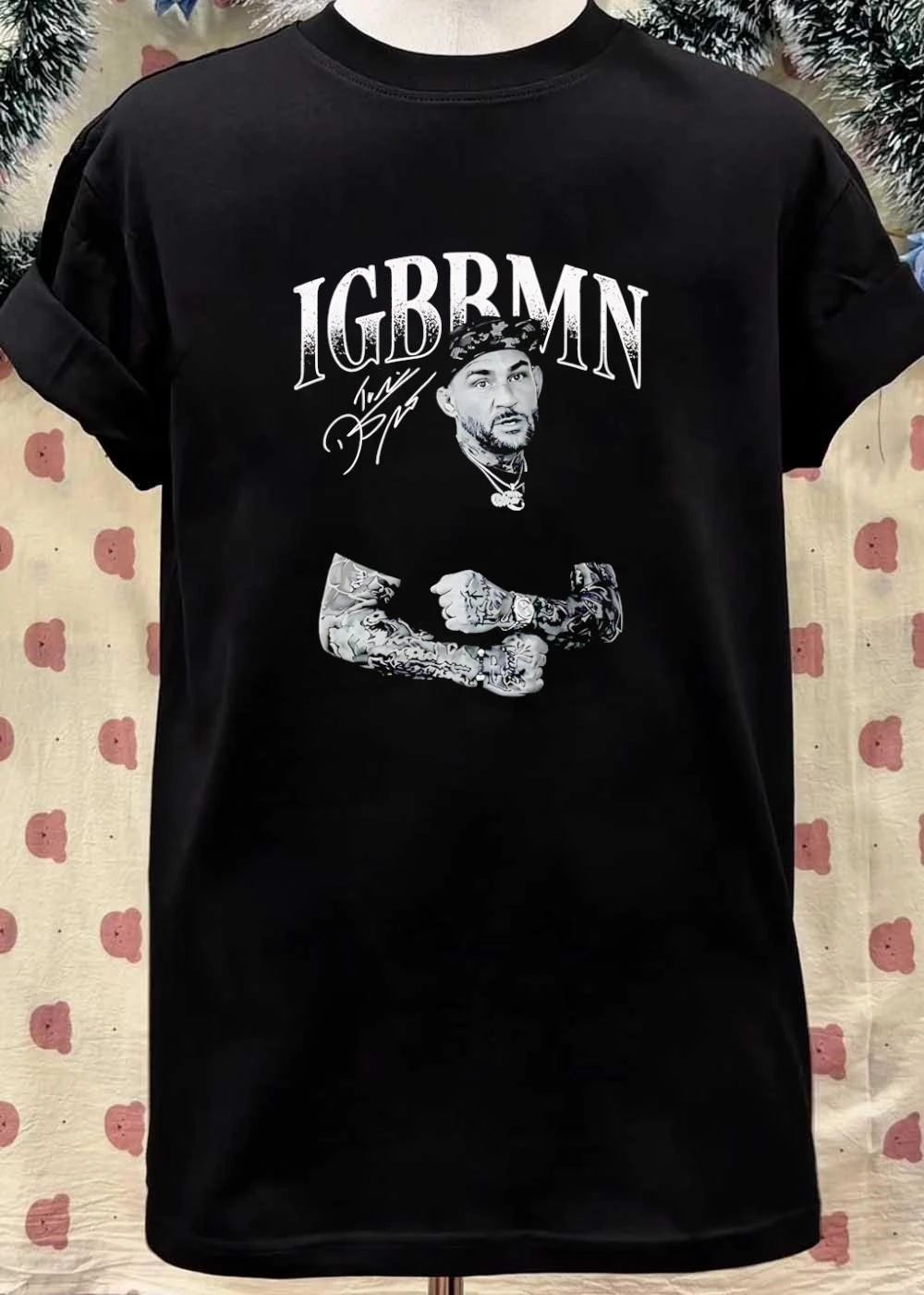 Igbrmn Mike Perry Signed Portrait Black shirt
