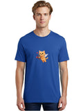Cupid-Cat-4 Mens Graphic Tee, 100% Cotton, Casual Summer Wear