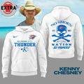 Oklahoma City Thunder x Kenny Chesney No Shoes Nation 2026 Logo Two Sided Shirt