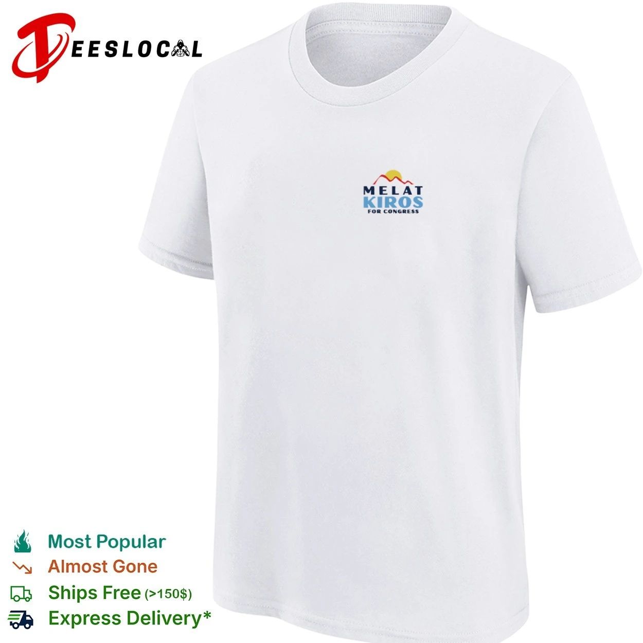 Melat Kiros for Congress campaign election T-shirt