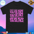 156 Silence Pink Scanner T-shirts
