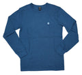 Volcom Men's Juan Largo Thermal Long-Sleeve Waffle Knit T-Shirt Blue Size Small