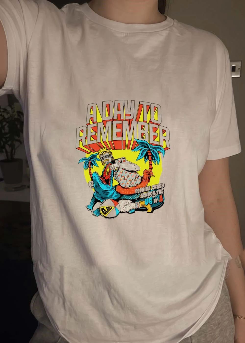 A Day to Remember Florida Crazy Across the US of A T-Shirt